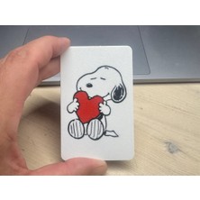 Store 3D Baskı Sevimli Köpek Desenli Dekoratif Banka Kartı Kılıfı