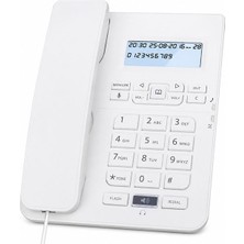 Store Karel TM-145 Kablolu Ekranlı Krem Masaüstü Telefon