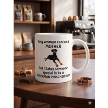 Store Doberman Pinscher Mom Kupa - Doberman Annesi Köpek Seramik Bardak Pet Hediyesi 325ML