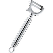 Store Soyma Bıçağı Çarpraz 12735 - Paslanmaz Çelik 19 Cm, Bıçak Uzunluğu 3.2 Cm, Şekli Nedeniyle Fazla Güç Kullanmadan Salatalık, Havuç, Kabak Soymak Için Ideal