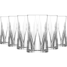 Store Zoey Cam Meşrubat Bardağı 6'lı 380 ml (Kokteyl/soğuk Kahve Bardağı)