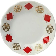Store Yonca Kırmızı Çay Tabağı 11 cm