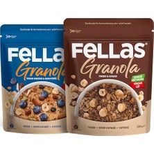 Orevio Ikili Granola Paketi: Yaban Mersinli & Fındık Kakaolu (200G+200G)
