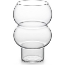 Store Borosilikat Cam Bardak, 350 ml Geniş Kapasite, Isıya Dayanıklı Yapı, Makinede Yıkanabilir, Ev Ofis Restoran Için Kullanıma Uygun Çift Boğumlu Borosilikat Cam Çay Kahve Espresso Latte Sunum Bardağı