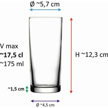 Store 52138 - Orijinal Raki Cam, Ouzo Camı - Raki Bardagi, 6 Adet Raki Bardağı, Uzo Bardakları