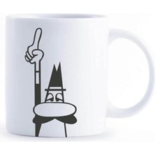 Bialetti Omino Porselen Kupa 320 ml Beyaz