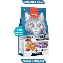Store Tahılsız Somon Tuna Kısır Kedi Maması 1, 5 kg Wanpy