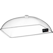 Store Kristal Fanus Tepsi Köşeli Takım Kapağı