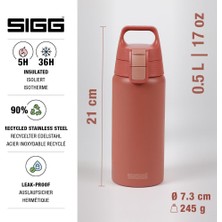 Store Yalıtımlı Içecek Şişesi – Shield Therm One Eco Red – Gazlı Içecekler Için Uygundur – Sızdırmaz, Bulaşık Makinesinde Yıkanabilir – Bpa Içermez –%90 Geri Dönüştürülmüş Paslanmaz Çelik – Kırmızı