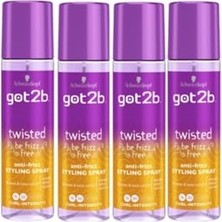 Orevio Twested Bukle Sütü, Anti-Frizz Styling Spray, 150 ml x 4 Adet EXPINDA007