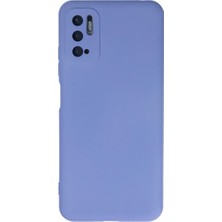 Store Xiaomi Redmi Note 10 5g Kılıf Nano Içi Kadife Silikon - Lila