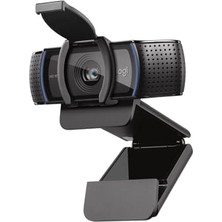 Orevio C920S Pro 960-001252 Hd Mikrofonlu Webcam-Siyah, Full Hd 1080P/30FPS Webcam, Stereo Işık Düzeltme, Gizlilik Kapatıcı, Skype/zoom/facetime, Pc/mac/laptop/xbox, Siyah