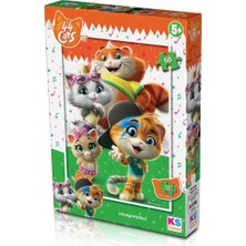 Store Cat 709 44 Kedi Puzzle 50 Parça - Ks Puzzle