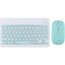 Store KYB71 Kablosuz Türkçe Q Klavye Mouse Set - Açık Yeşil