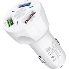 Store TE-091 3xusb 3.0 Çakmaklık Hızlı Araç Şarj Cihazı