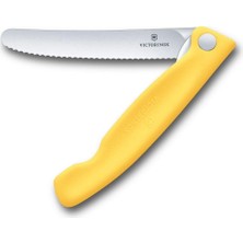 Store Swiss Classic 11CM Tırtıklı Piknik Bıçağı, Sarı