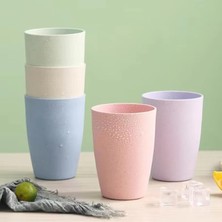 Store Ark 6'lı Plastik Bardak Seti, Kırılmaya Dayanıklı Renkli Su ve Meşrubat Bardağı (Mor)