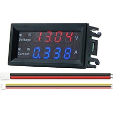 Orevio Panel Tip Dc 0-200V 10A Mv Voltmetre Ma Ampermetre M4430