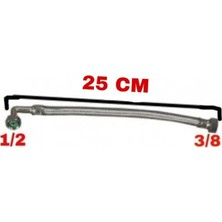 Store Gömme Rezervuar Dirsekli Şamandıra Bağlantı Fleksi 3/8-1/2 20 Cm…