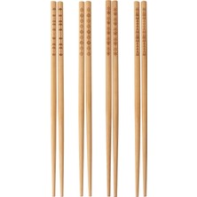 Store Trebent Yemek Çubukları, 4 Çift, Bambu