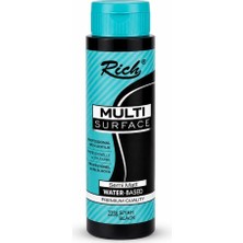 Rich Multi Surface 500 ml Siyah Akrilik Boya
