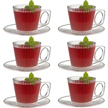 Store 220 ml Çay Fincanı ve Tabağı Seti 6'lı