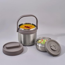 Store Ar Yıldız Bento Yuvarlak Lunch Box Steel 1400 ml