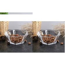 Orevio Sunumluk, Nude Reflection Serisi Kristal Cam Kase Çerezlik 2 Adet 16 cm 58585252565