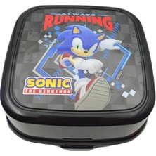 Store 4 Bölmeli Beslenme Kabı, Kaşık ve Çatal Içinde, Siyah