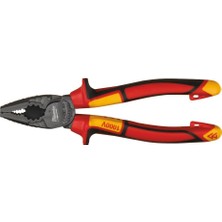Store T4932464572 Ağır Hizmet Tipi Vde Elektrikçi, Izoleli Kombine Pense 180MM