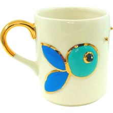 Store 24 Ayar Altın Işlemeli Balık Mug Fish El Yapımı Handmade 330 ml