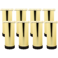 Store Ayarlanabilir Mobilya Kanepe Baza Koltuk Metal Destek Yükseltici Ayağı 15 cm Gold Ayakları 8 Adet