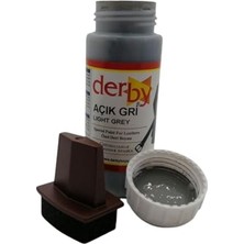 Orevio Derby Mont Direksiyon Koltuk Deri Boyası 100 ml ve Saplı Sünger 1 Adet Standart Renkler (Açık Gri)