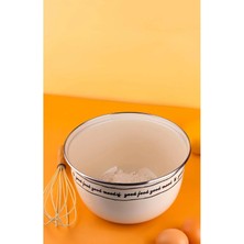 Store Mood Emaye Karıştırma ve Salata Kabı 24CM 4 Litre (Ocağa Da Koyulabilir)