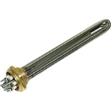 Store 1/2 .5 Parmak Krom Kafalı Isıtıcı Rezistans 30-35-40-45-50CM OZN-744AA Termostatlı 45CM-12KW