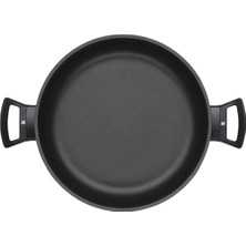 Store Servis Tavası Ø 24 cm Permadur Alev Excellent Plastik Sap ile Alüminyum Permadur Indüksiyonlu Ocaklarda Kullanılabilir Elde Yıkama