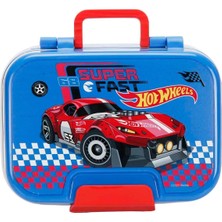 Store Bento 1030ML Lunchbox Hotwheels Lisanslı Tek Katlı 2 Bölmeli Paslanmaz Çelik Sefer Tası Yemek Kutu