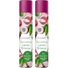 Orevio Sparkling Lychee Breezee Hacimlendirici Vegan Kuru Şampuan Seti, 2X200 Ml; Uv Korumalı