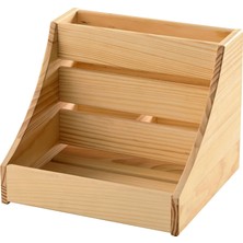 Store Taşınabilir Düzenleyici, Ahşap, 20X18X16 cm