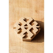 Store Akrep Desen Geleneksel Halı Kilim Motifi Ahşap Baskı Kalıbı