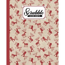 Orevio Scrabble Score Sheet: Deers Scrabble Score Sheet; Scrabble Game Record Book For Up To 4 Players, Scrabble Game Sheets For Board Game Words Building, 121 Pages, Size 8" x 10"