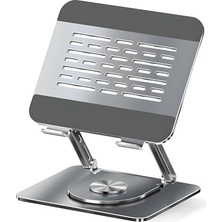 Orevio Taşınabilir Katlanabilir Folding Alüminyum Notebook Stand Alüminyum Ayarlanabilir Açı ve Katlanabilir Portatif Rahat Kullanım 11 Inç 17 Inç Dizüstü Bilgisayar ve Laptop Stant | L98C