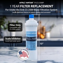 Store Apec FI-CS-2500P CS-2500P Su Filtrasyon Sistemi Için Yedek Filtre