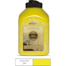 Artdeco Gold Multi Surface 500 ml Limon Sarı Çok Yüzeyli Akrilik Boya