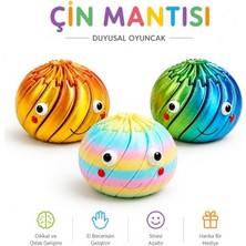 Orevio Spiral Bükülebilir Duyusal Stres Fidget Oyuncağı; 9 x 7 cm | Döndürülebilir Tasarım, Kompakt ve Taşınabilir, Çocuk ve Yetişkin Için, Renkli Spiral Yapı, Stres Giderici