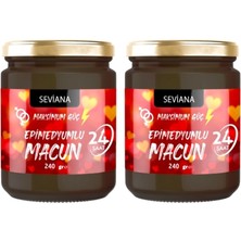 Seviana Propolis Kudret Narı Bal Ginsengli Bitkisel Karışımlı Mesir Epimedyumlu Kuvvet Güç Macun 2 Adet 240 gr