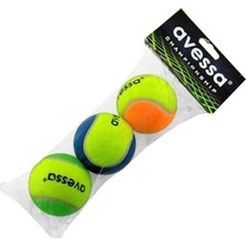 Orevio Hobi ve Amatör Kullanım Için Renkli Tenis Topları, 3'lü Paket, TT-200