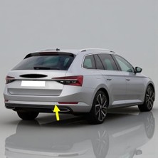 Orevio Arka Tampon Çeki Demiri Kapağı 3V5807441 Skoda Superb Combi ile Uyumlu 2020-2023