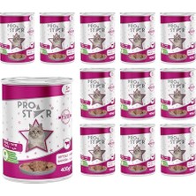 Orevio Yetişkin Kedi Biftekli Pate 400 G x 12 Adet