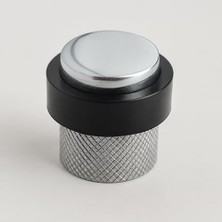 Orevio Metal Krom Tırtıklı Kapı Tamponu Önleyen Duvar Kapı Stoperi Kapı Çarpmasını Koruyucu Dayanıklı